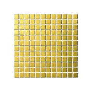 Barcelona Mozaiek Tegel Vierkant - Goud Porselein Geglazuurd 300x300 mm