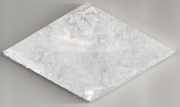 Rombo Mozaiek Tegel Ruit - Grijs Marmer Ongeglazuurd 75x150mm
