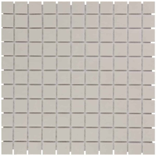 London Mozaiek Tegel Vierkant - Porselein Wit Ongeglazuurd, R11 309x309 mm
