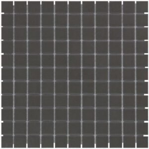 London Mozaiek Tegel Vierkant - Zwart Porselein Ongeglazuurd, R11 300x300 mm