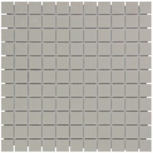 London Mozaiek Tegel Vierkant - Grijs Porselein Ongeglazuurd, R11 300x300 mm