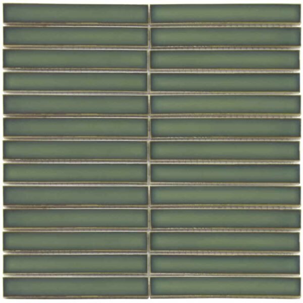 Sevilla Mozaïek Tegel Vinger - Regenwoud Groen Porselein Geglazuurd 296x299 mm