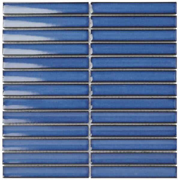 Sevilla Mozaïek Tegel Vinger - Spijkerbroek Blauw Porselein Geglazuurd 296x299 mm
