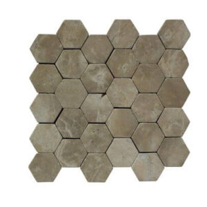 Stabigo 13554 Mosaic Hexagon Small 6cm Moccacino