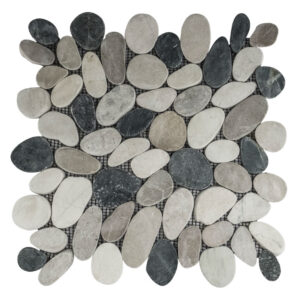 stabigo 28280 Pabble Slice Tumb HonedMix Black Cream Brown 2